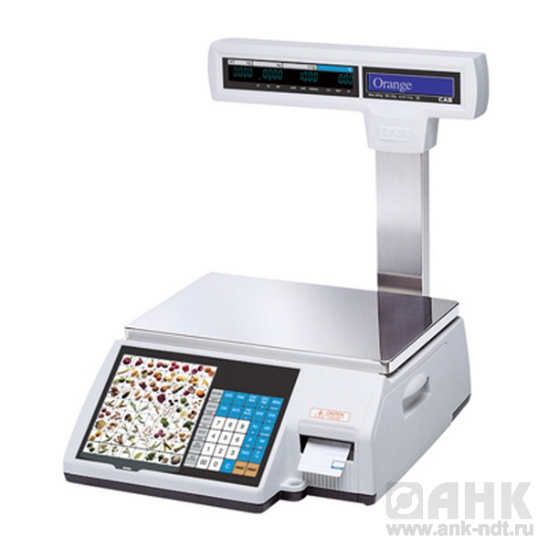 Весы торговые с печатью этикеток CAS CL5000-30IP