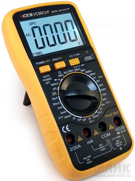Мультиметр Victor VC9802A+