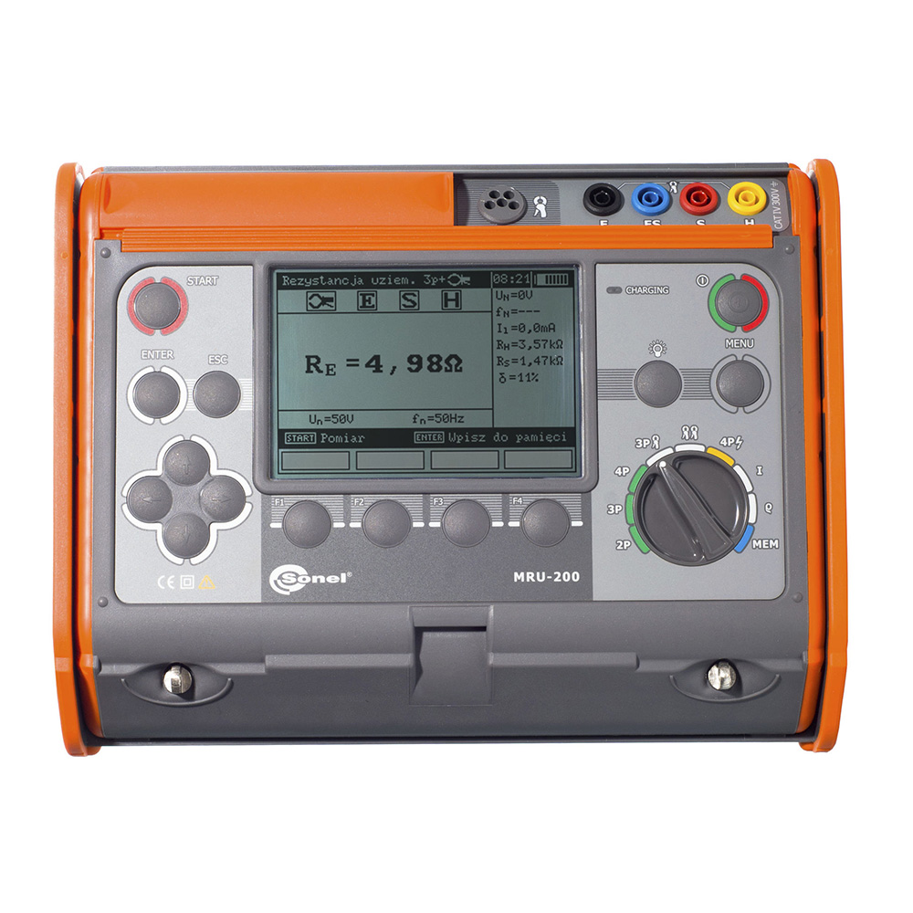 Измеритель сопротивления заземления MRU-200