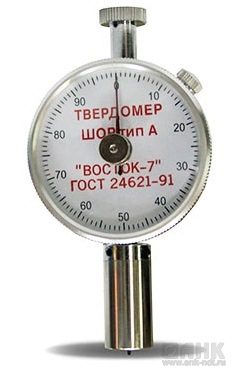 Твердомер ТВР-A (дюрометр) Шора тип А с аналоговым индикатором