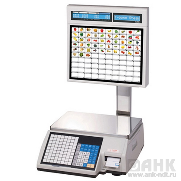 Весы торговые с печатью этикеток CAS CL5000-30IS