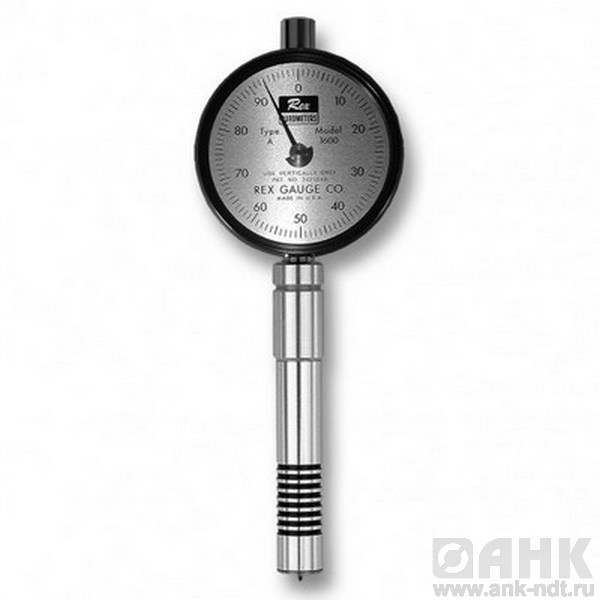REX 1600 - твердомер (дюрометр) Шора любого типа: B, C, D0, 0, 00, M, ASKER C, 00-RSS, 000, 000-S, E с аналоговым индикатором