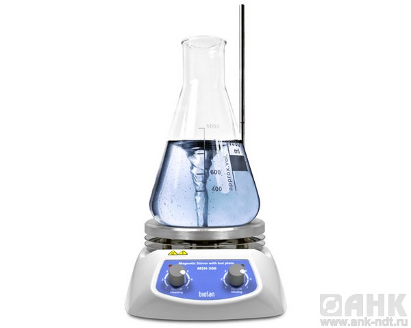Магнитная мешалка с подогревом MSH-300 (250-1250 об/мин)