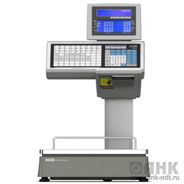 Весы торговые с печатью этикеток CAS CL5000D-6D