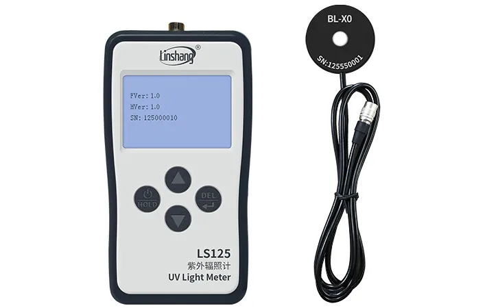 Измеритель ультрафиолетового излучения Linshang LS125 + зонд BL-X0