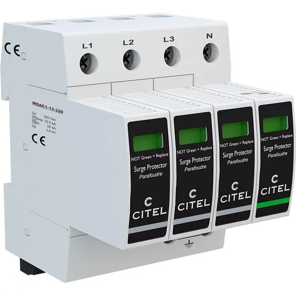 Устройство защиты от импульсных перенапряжений Citel DAC1-13S-31-320 (821710344), тип 1+2