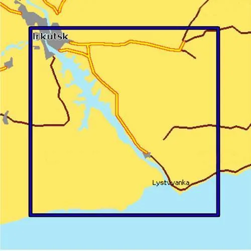 Карта Navionics 5G765S Иркутское водохранилище