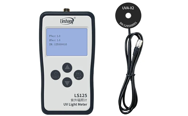 Измеритель ультрафиолетового излучения Linshang LS125 + зонд UVA-X2