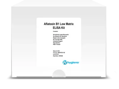 Экспресс-тест афлатоксина Hygiena Helica Aflatoxin B1 (Low Matrix) ELISA